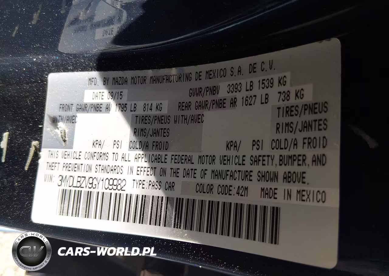 2016 Scion Ia VIN:3MYDLBZV9GY109982 - 9