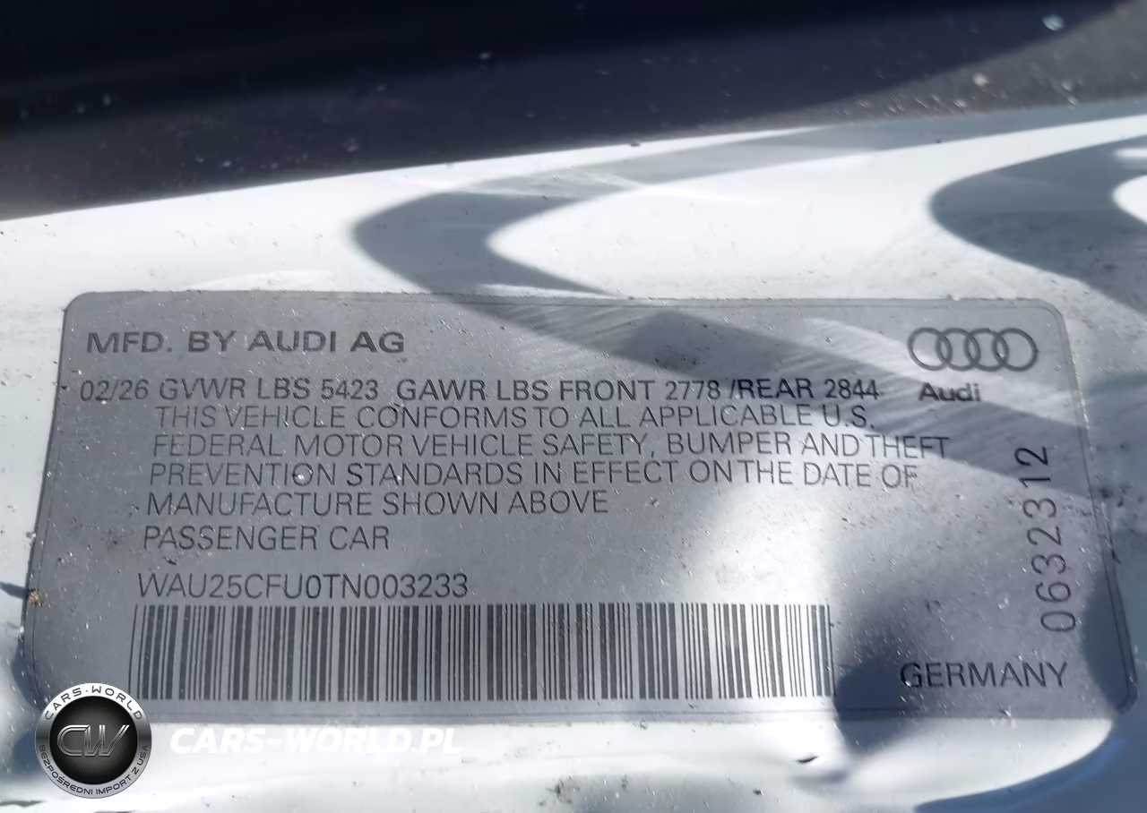 2026 Audi S5 VIN:WAU25CFU0TN003233 - 9
