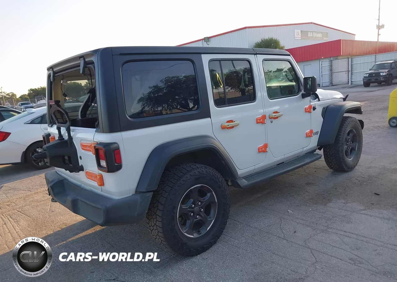 2021 Jeep Wrangler Unlimited Sport S 4X4 VIN:1C4HJXDN1MW648061 - 4