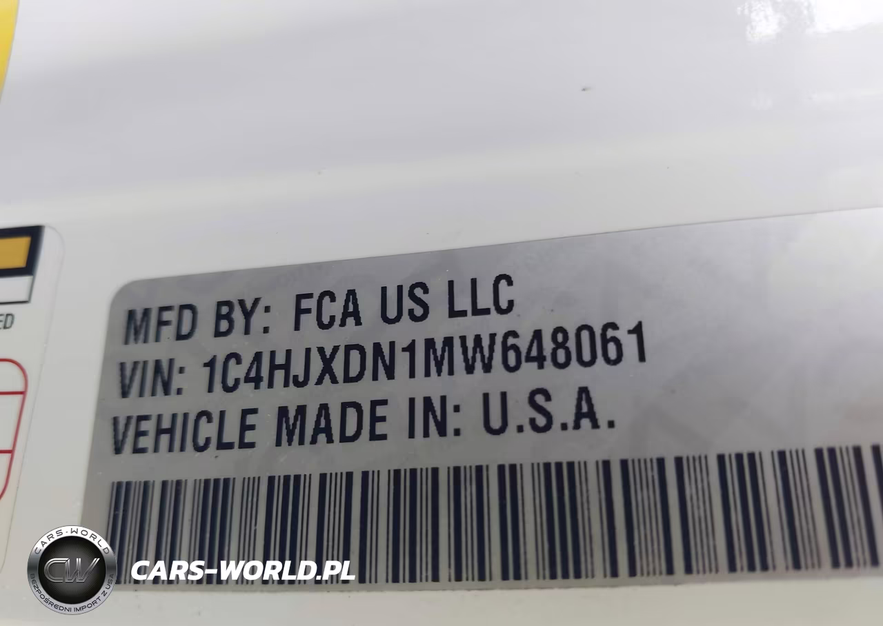2021 Jeep Wrangler Unlimited Sport S 4X4 VIN:1C4HJXDN1MW648061 - 9
