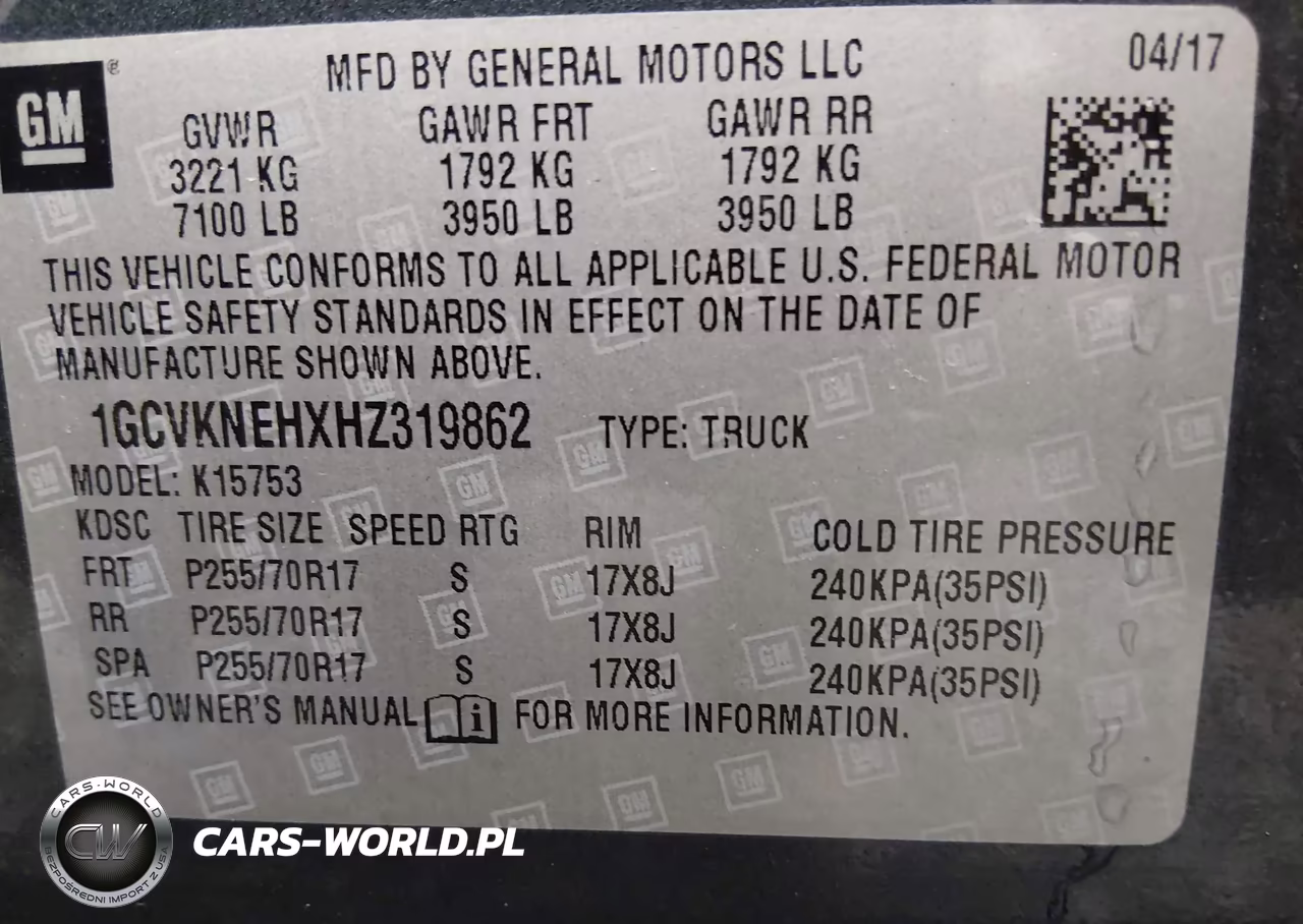 2017 Chevrolet Silverado 1500 Work Truck VIN:1GCVKNEHXHZ319862 - 9