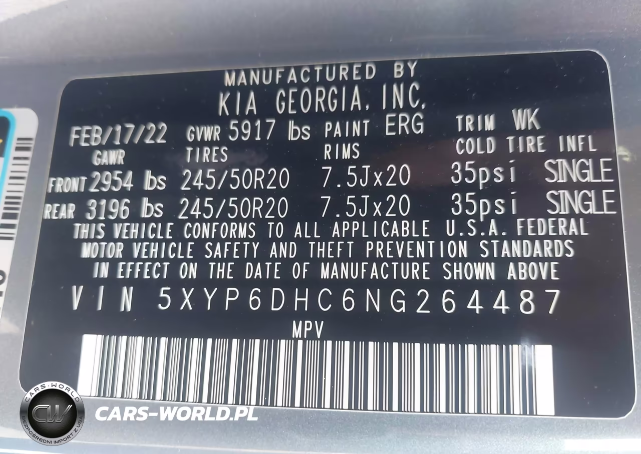 2022 Kia Telluride S VIN:5XYP6DHC6NG264487 - 9