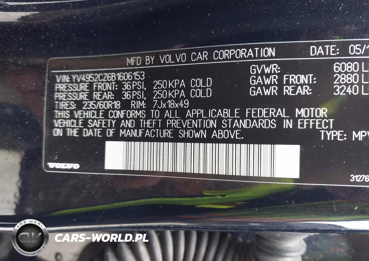 2011 Volvo Xc90 3.2 VIN:YV4952CZ6B1606153 - 9