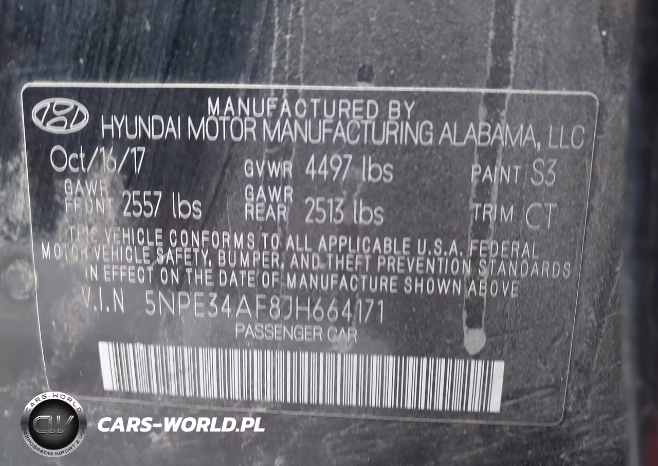 2018 Hyundai Sonata Sport VIN:5NPE34AF8JH664171 - 9