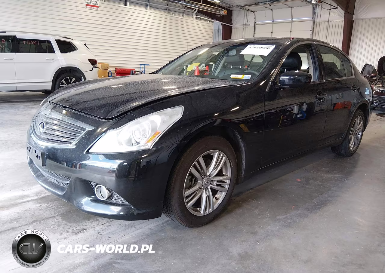 2011 Infiniti G25X VIN:JN1DV6AR9BM650253 - 2
