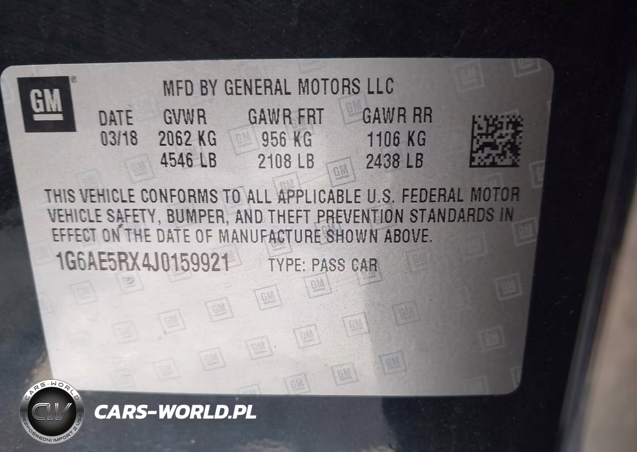 2018 Cadillac Ats Standard VIN:1G6AE5RX4J0159921 - 9
