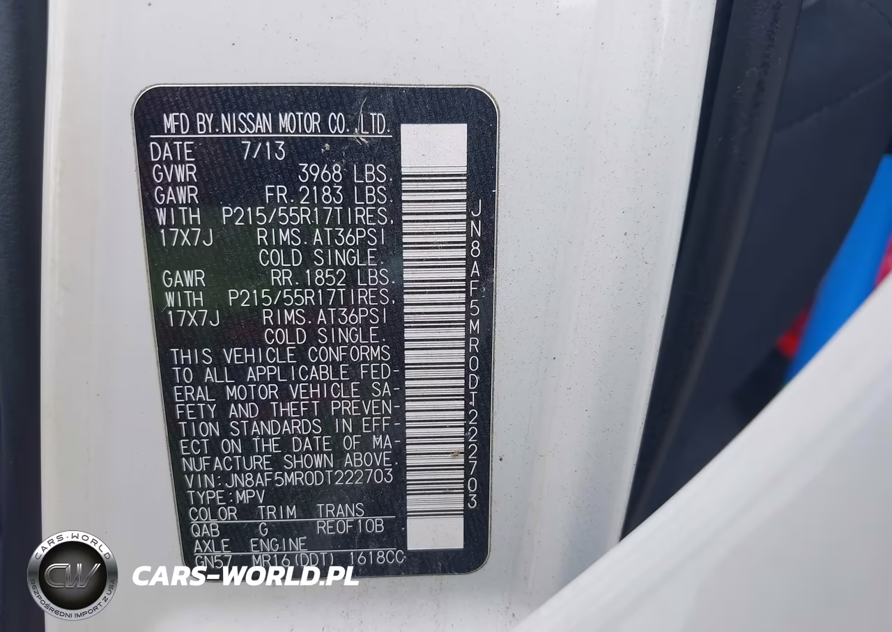 2013 Nissan Juke S VIN:JN8AF5MR0DT222703 - 9