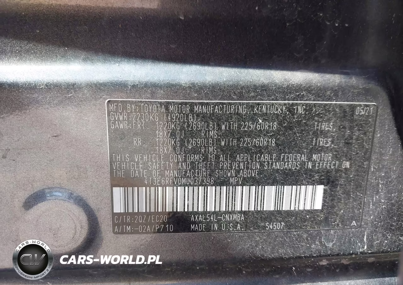 2021 Toyota Rav4 Xse VIN:4T3E6RFV0MU037398 - 9