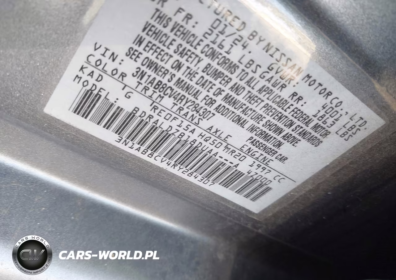 2024 Nissan Sentra Sv Xtronic Cvt VIN:3N1AB8CV4RY284307 - 9