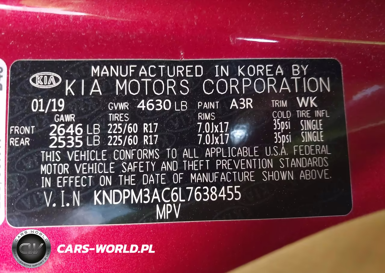 2020 Kia Sportage Lx VIN:KNDPM3AC6L7638455 - 9