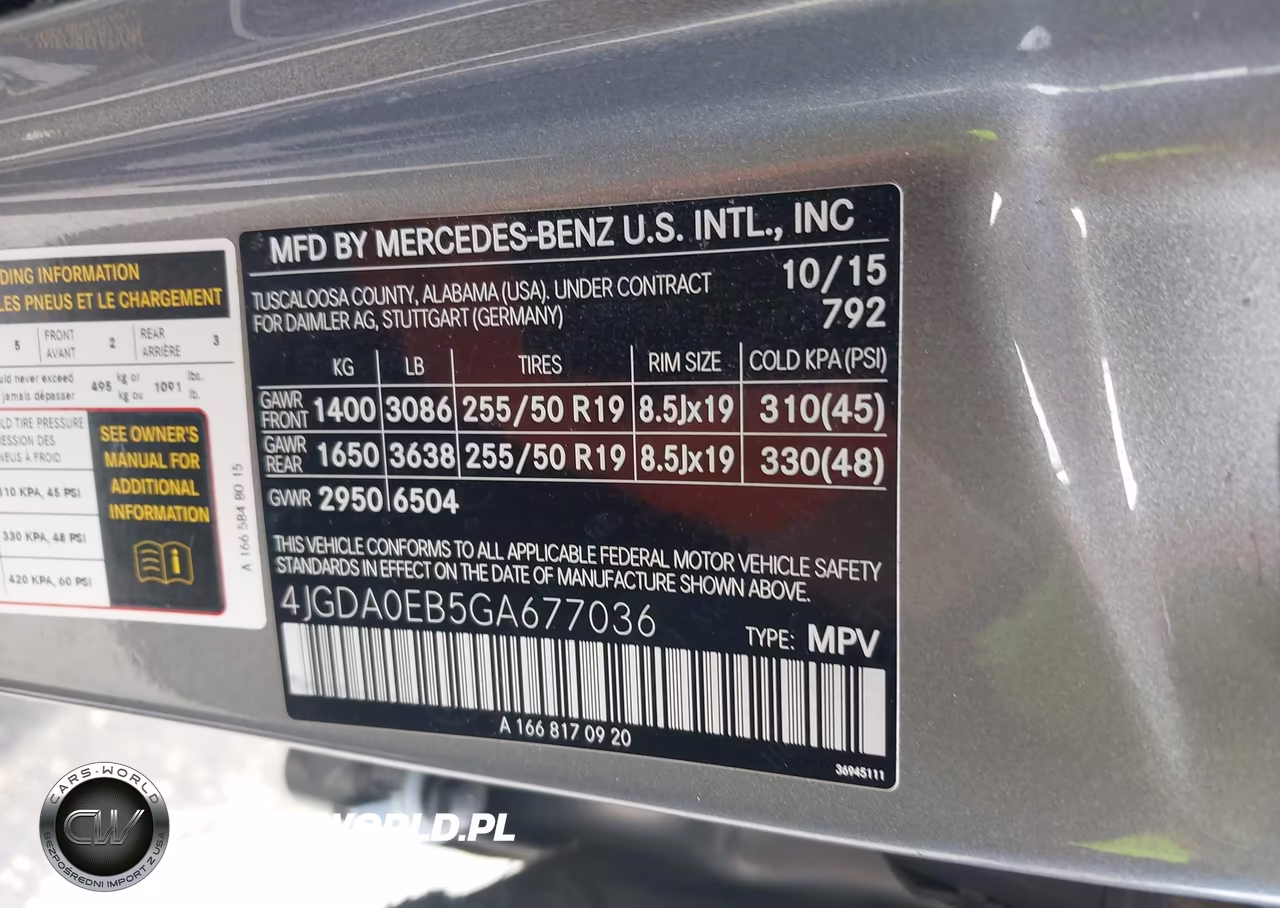2016 Mercedes-Benz Gle 300D 4Matic VIN:4JGDA0EB5GA677036 - 9