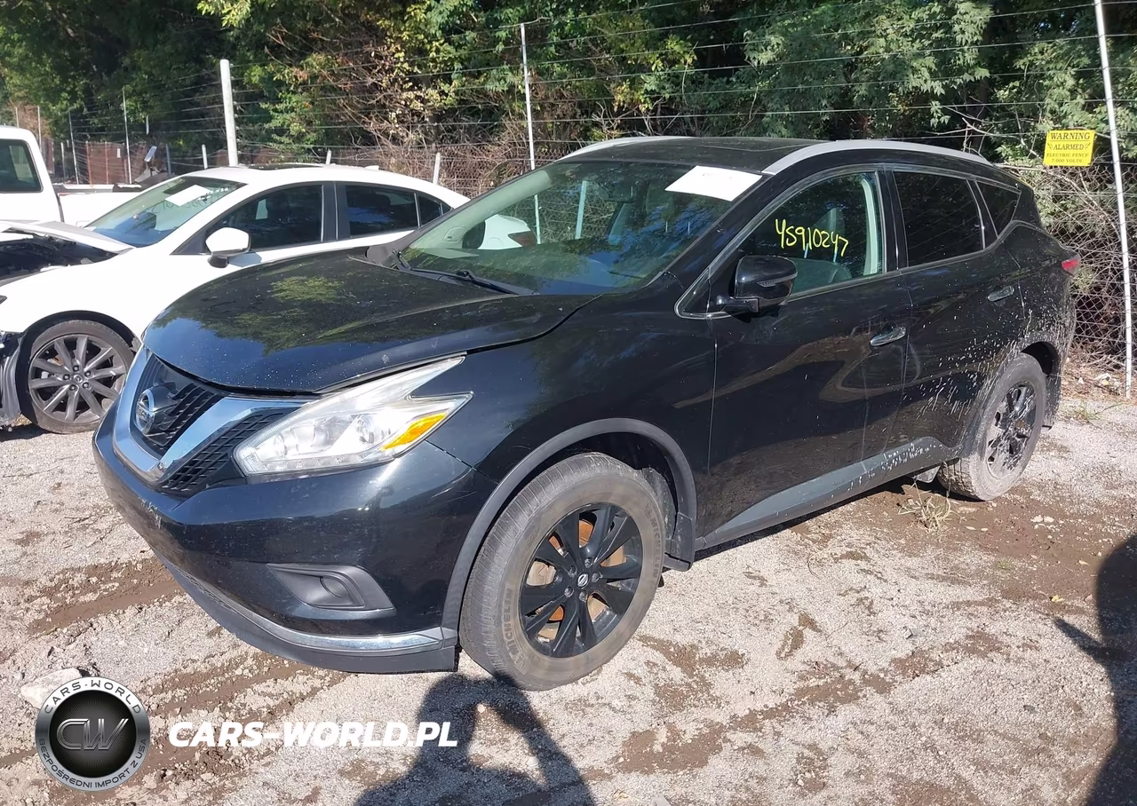 2017 Nissan Murano Sl VIN:5N1AZ2MH5HN165476 - 2