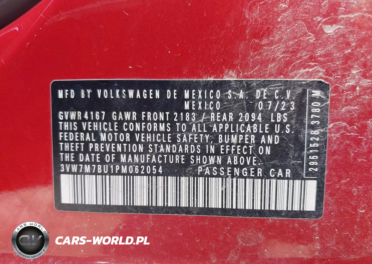2023 Volkswagen Jetta 1.5T Se VIN:3VW7M7BU1PM062054 - 9
