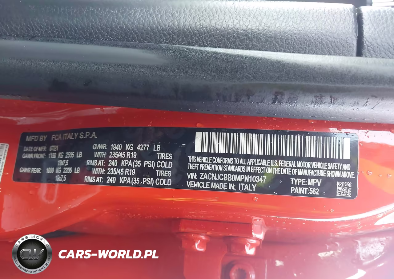 2021 Jeep Renegade Latitude Fwd VIN:ZACNJCBB0MPN10347 - 9