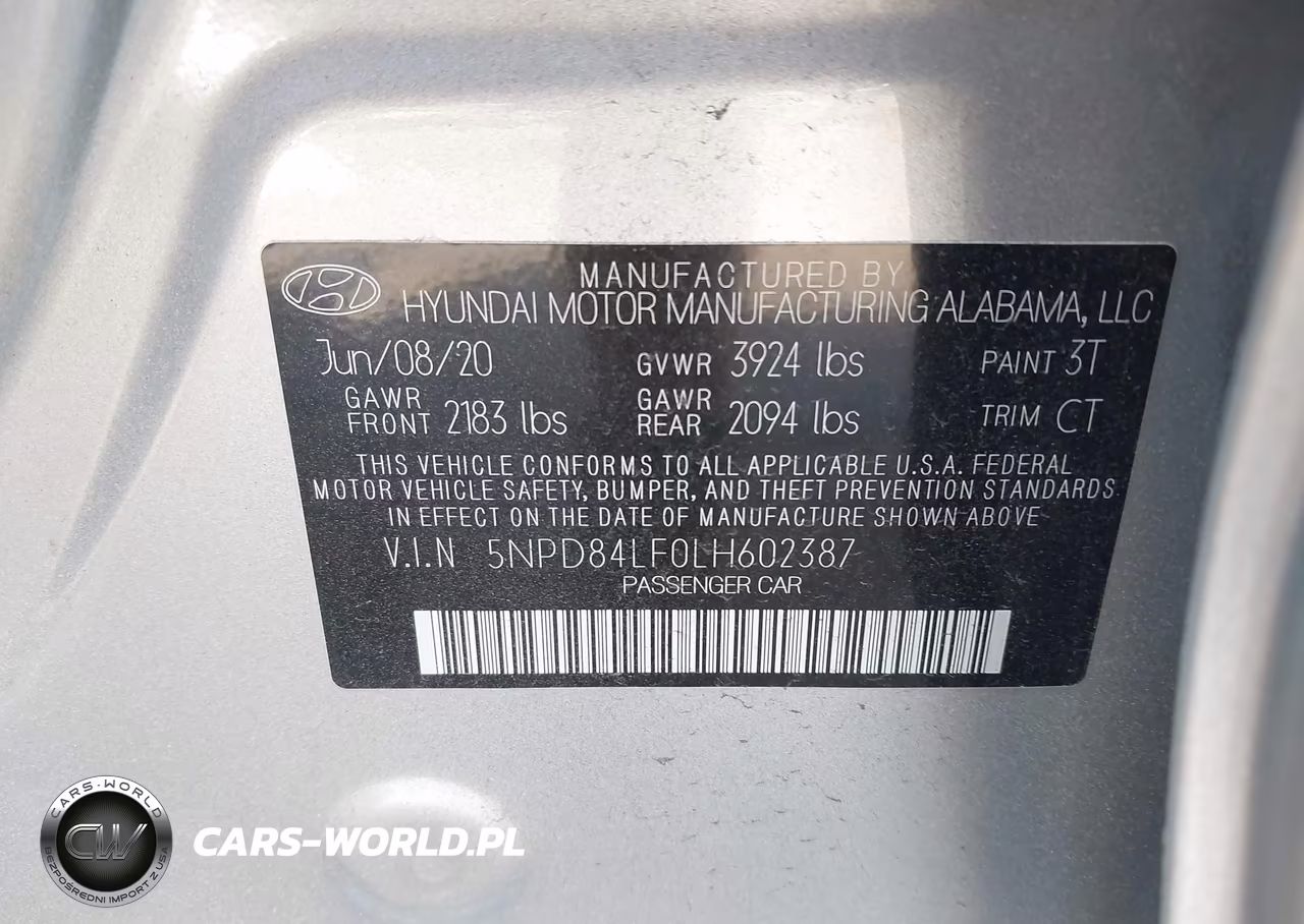 2020 Hyundai Elantra Value Edition VIN:5NPD84LF0LH602387 - 9