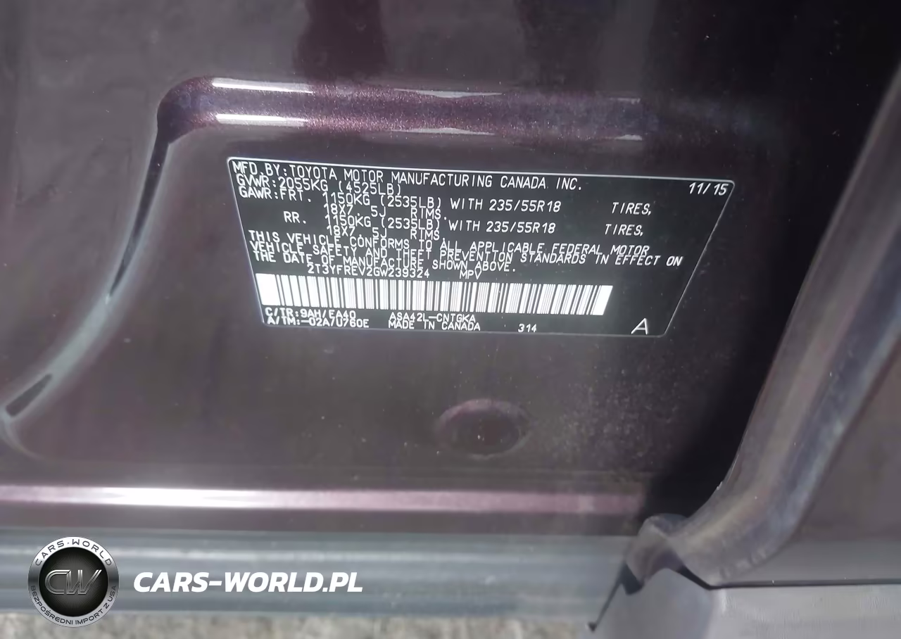 2016 Toyota Rav4 Limited VIN:2T3YFREV2GW239324 - 9