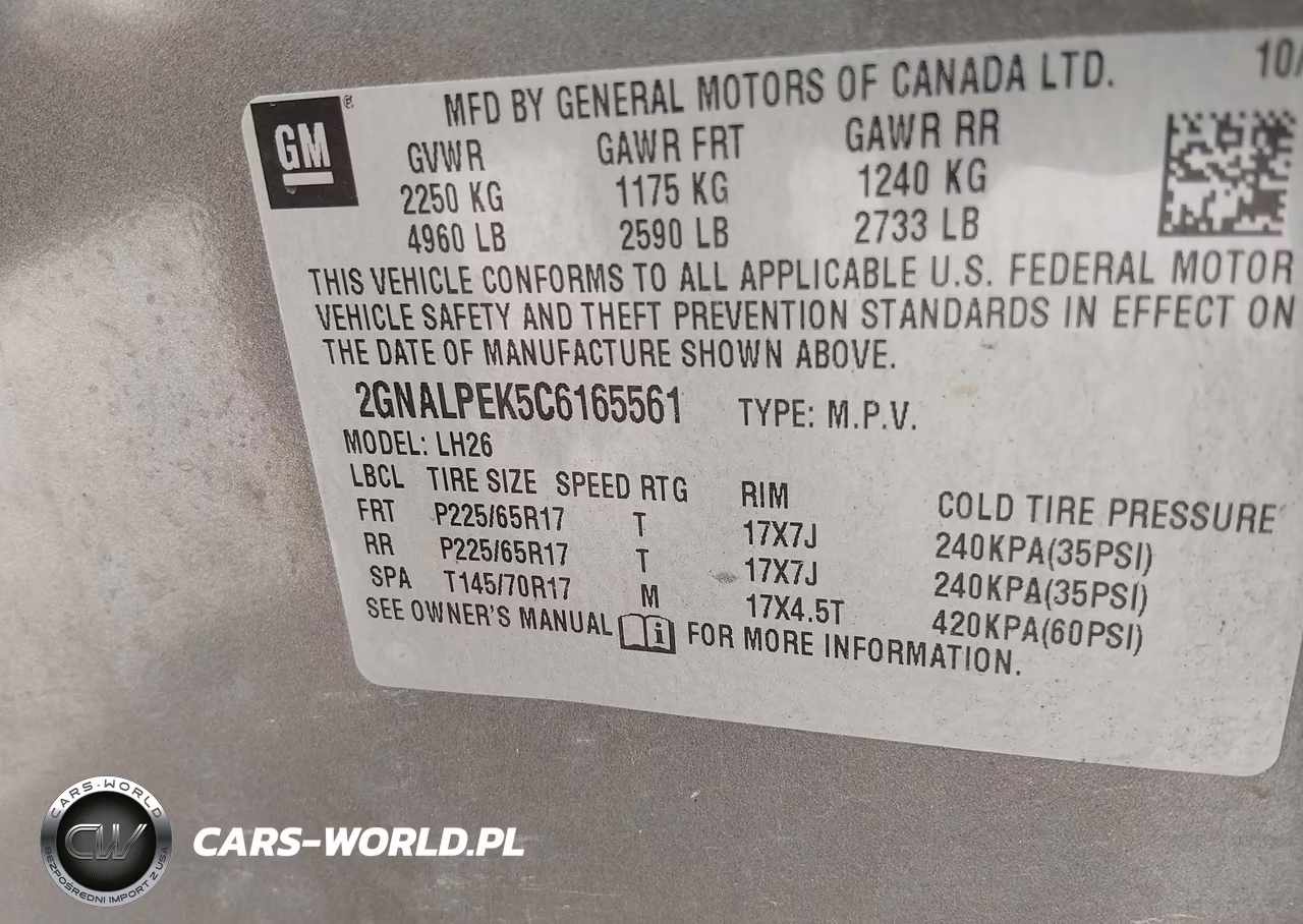 2012 Chevrolet Equinox Lt W-2Lt VIN:2GNALPEK5C6165561 - 9