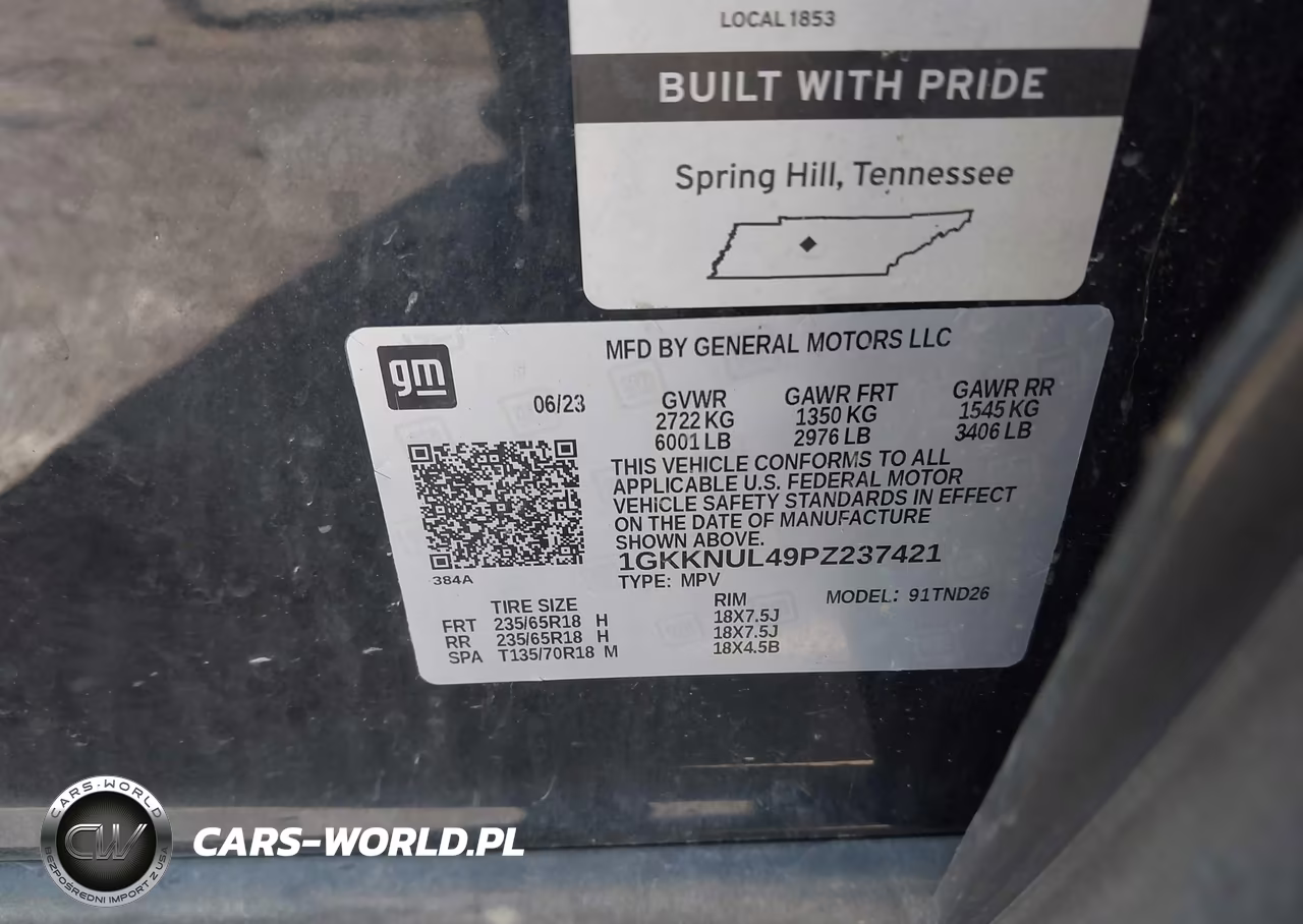2023 GMC Acadia Awd Slt VIN:1GKKNUL49PZ237421 - 9