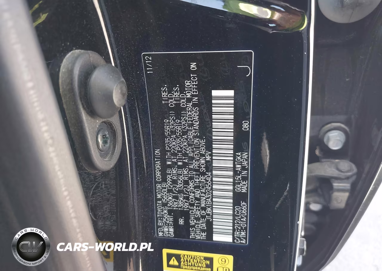 2013 Lexus Rx 350 VIN:JTJBK1BA3D2456404 - 9