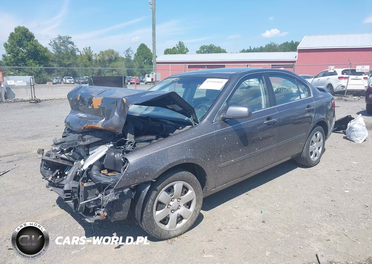 2008 Kia Optima Lx VIN:KNAGE123085235071 - 2