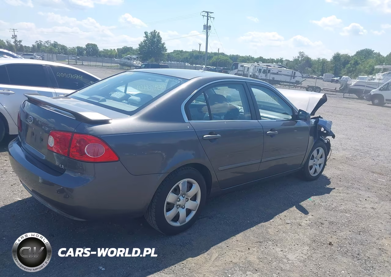 2008 Kia Optima Lx VIN:KNAGE123085235071 - 4