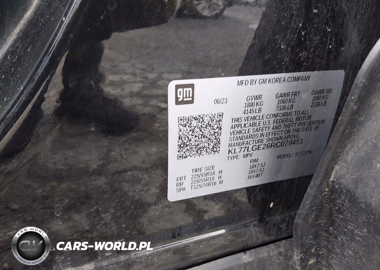 2024 Chevrolet Trax Fwd 1Rs VIN:KL77LGE26RC079451 - 9