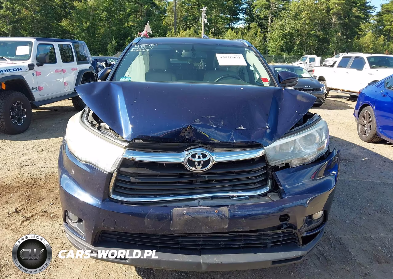 2015 Toyota Highlander Xle V6 VIN:5TDJKRFH7FS158793 - 12
