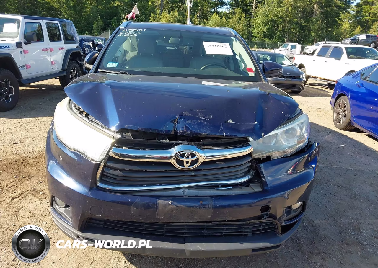 2015 Toyota Highlander Xle V6 VIN:5TDJKRFH7FS158793 - 6