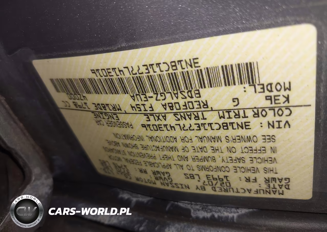 2007 Nissan Versa 1.8Sl VIN:3N1BC11E77L413016 - 9