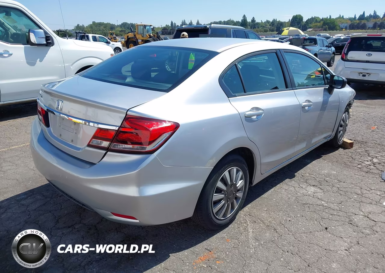 2015 Honda Civic Lx VIN:19XFB2F53FE255101 - 4