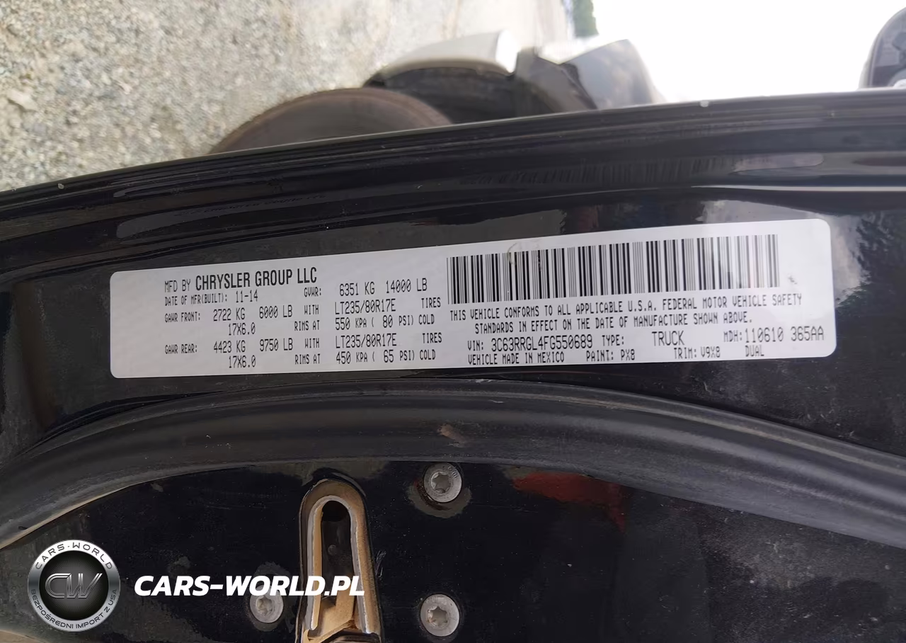 2015 Ram 3500 Tradesman VIN:3C63RRGL4FG550689 - 9