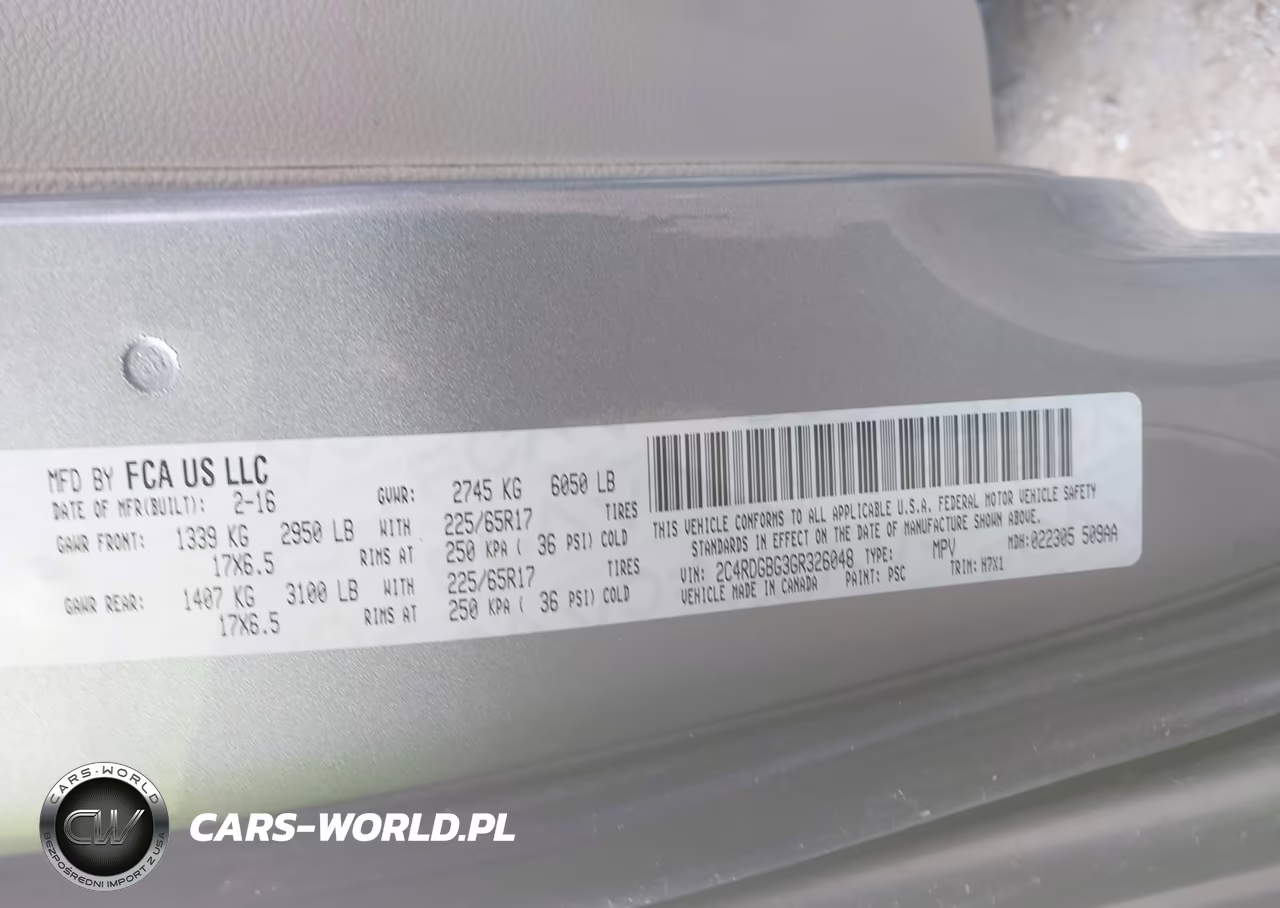 2016 Dodge Grand Caravan Se VIN:2C4RDGBG3GR326048 - 9