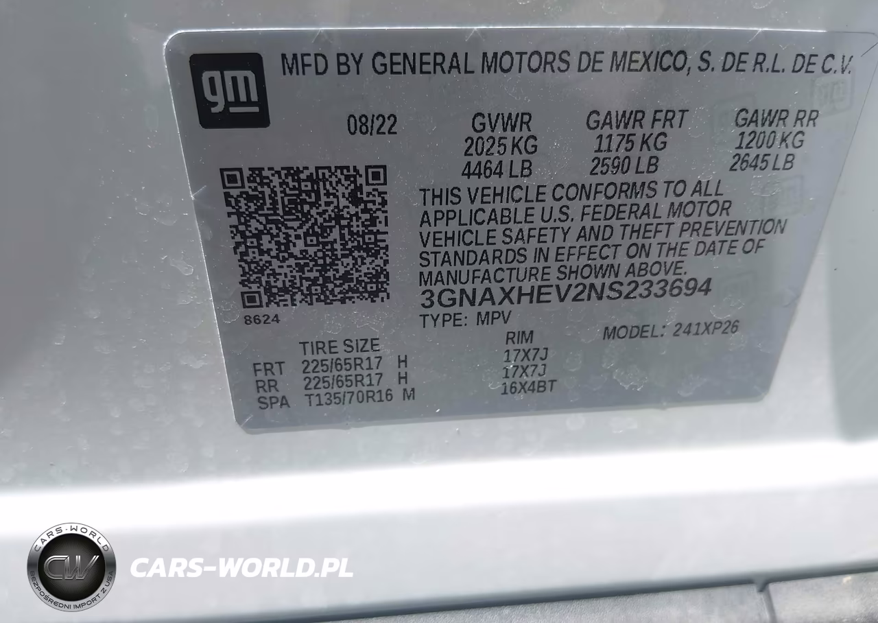 2022 Chevrolet Equinox Fwd Ls VIN:3GNAXHEV2NS233694 - 9