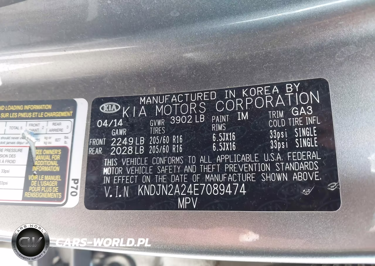 2014 Kia Soul VIN:KNDJN2A24E7089474 - 9