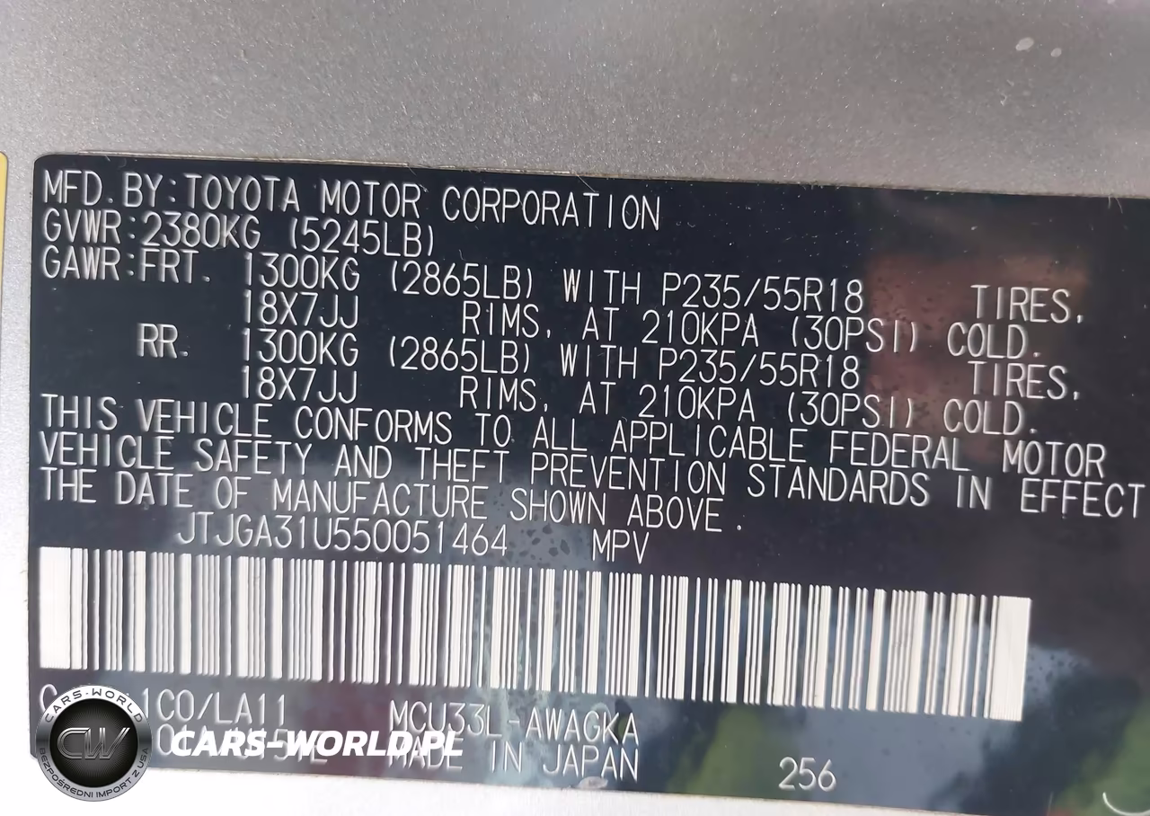 2005 Lexus Rx 330 VIN:JTJGA31U550051464 - 9