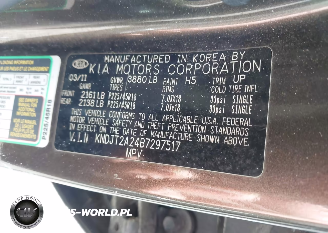2011 Kia Soul ! VIN:KNDJT2A24B7297517 - 9