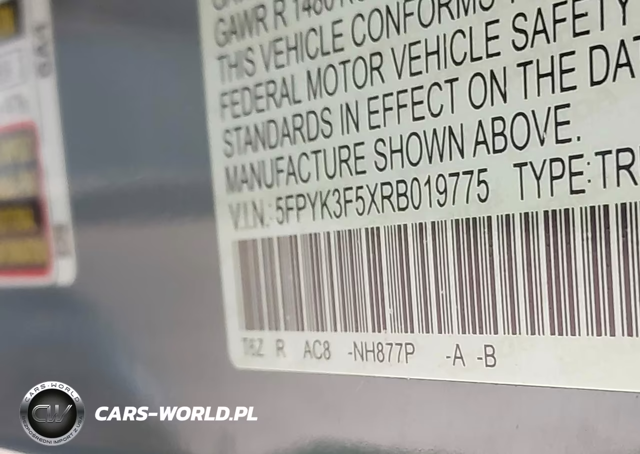 2024 Honda Ridgeline Rtl VIN:5FPYK3F5XRB019775 - 9