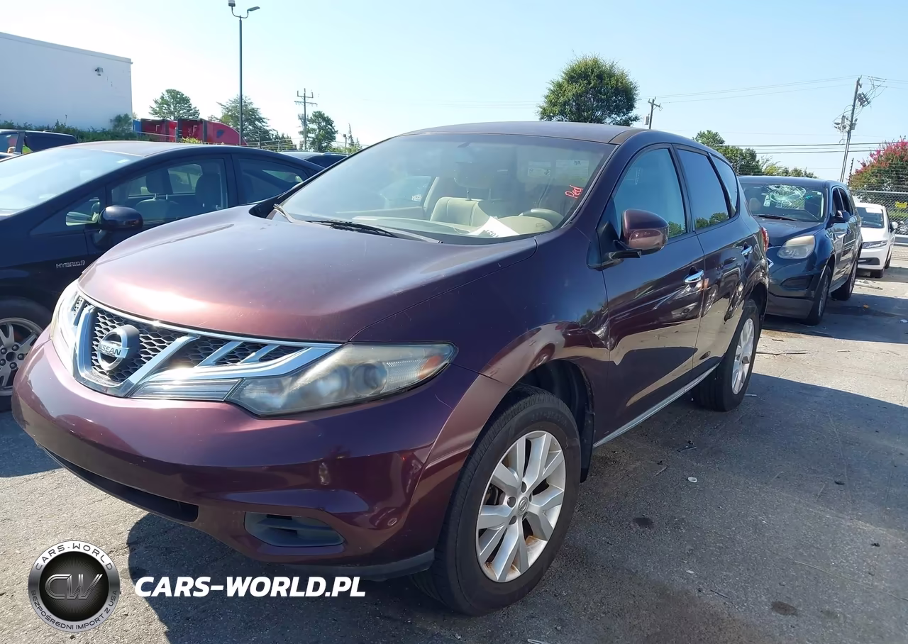 2013 Nissan Murano S VIN:JN8AZ1MU6DW209182 - 2
