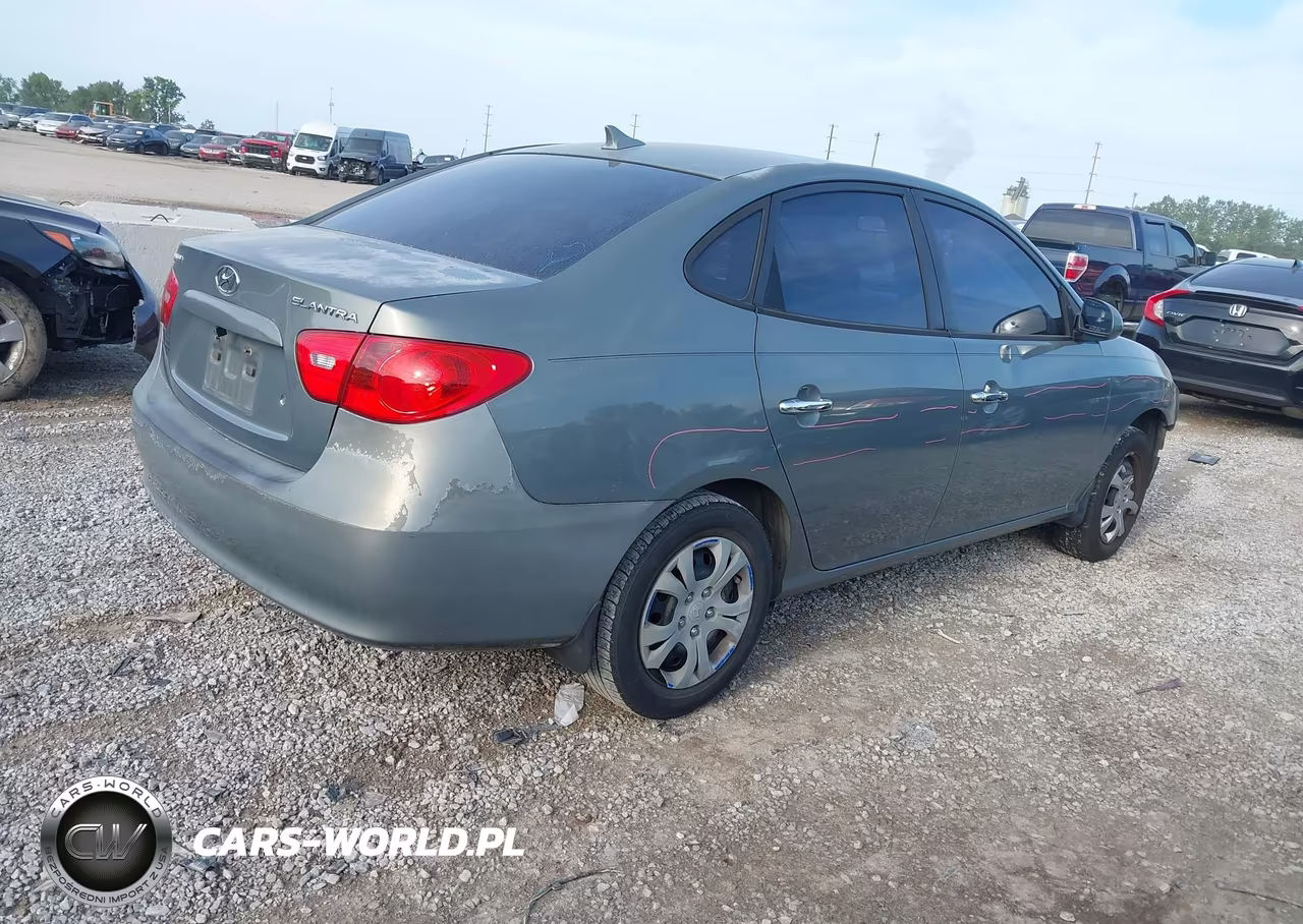 2009 Hyundai Elantra Gls VIN:KMHDU46D29U704077 - 4