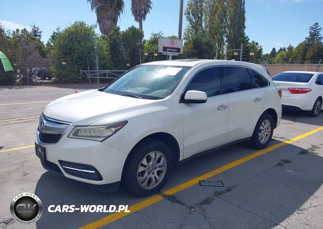 2015 Acura Mdx VIN:5FRYD3H23FB005622 - 2