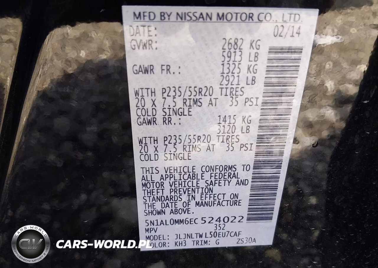 2014 Infiniti Qx60 VIN:5N1AL0MM6EC524022 - 9