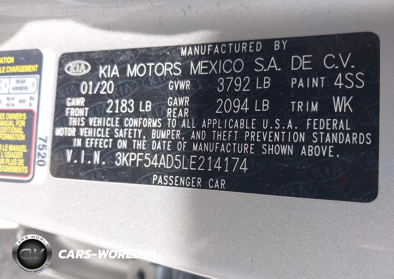 2020 Kia Forte Ex VIN:3KPF54AD5LE214174 - 9