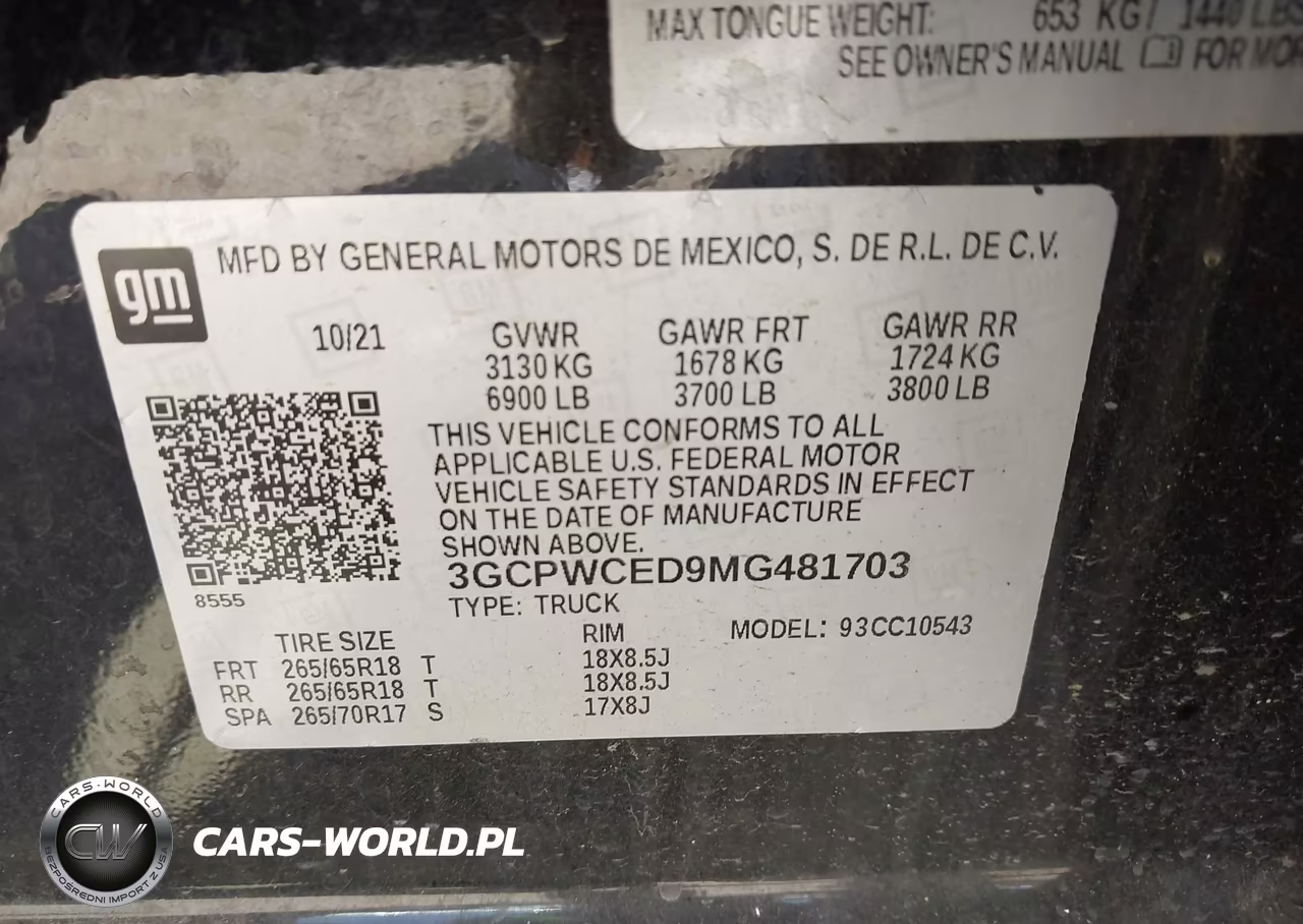 2021 Chevrolet Silverado 1500 2Wd Short Bed Lt VIN:3GCPWCED9MG481703 - 9