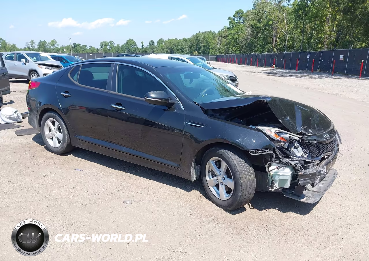 2015 Kia Optima Lx VIN:KNAGM4A76F5660204 - 1