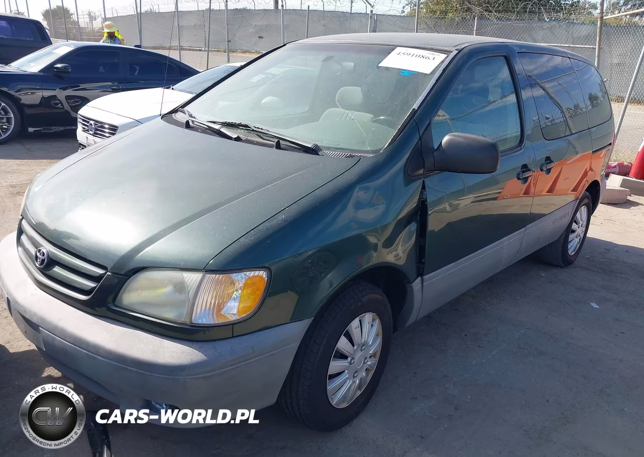 2001 Toyota Sienna Ce VIN:4T3ZF19C51U406801 - 2