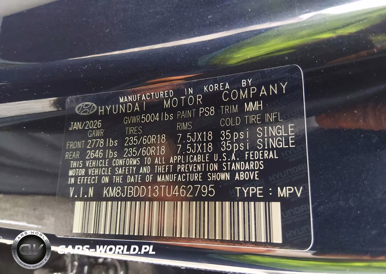 2026 Hyundai Tucson Hybrid Sel VIN:KM8JBDD13TU462795 - 9