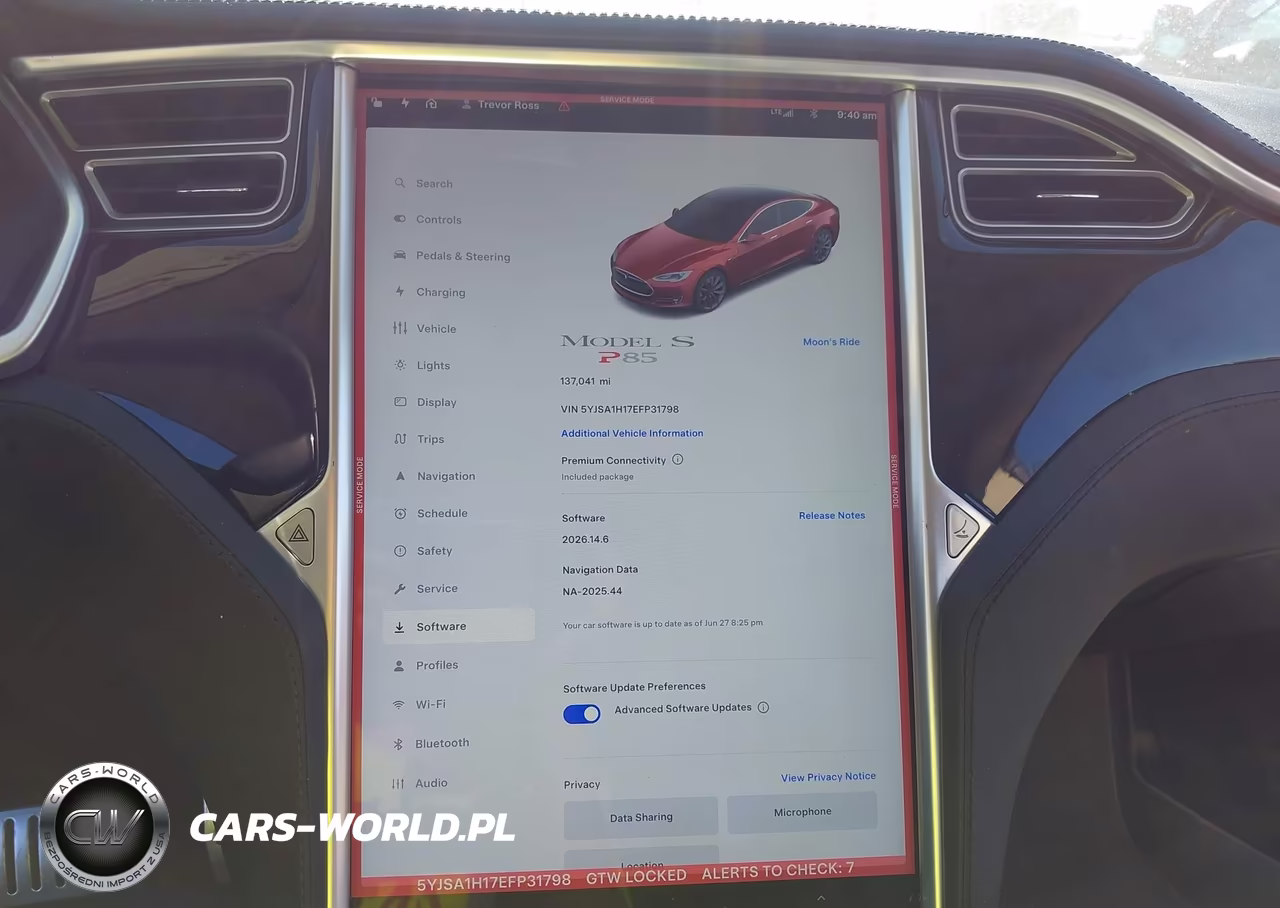 2014 Tesla Model S P85 VIN:5YJSA1H17EFP31798 - 19