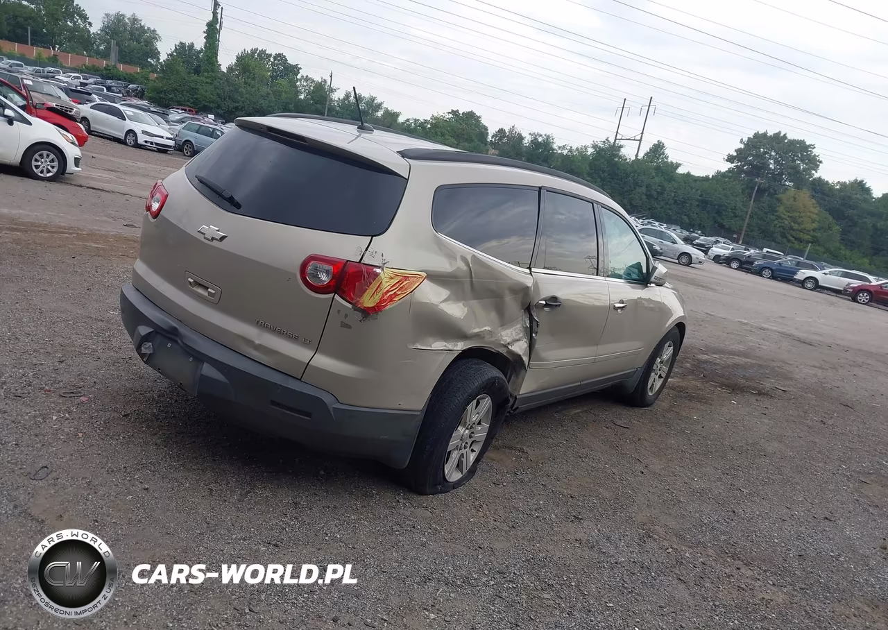 2012 Chevrolet Traverse Lt W-1Lt VIN:1GNKRGED4CJ142344 - 4