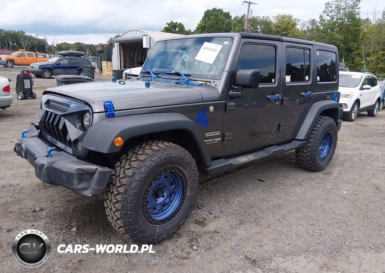 2018 Jeep Wrangler Jk Unlimited Sport S 4X4 VIN:1C4HJWDG1JL858281 - 2
