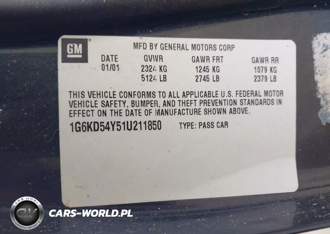 2001 Cadillac Deville Standard VIN:1G6KD54Y51U211850 - 9